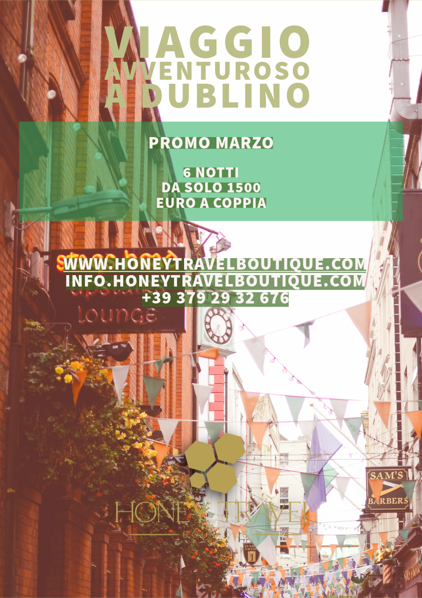 Honey Travel Boutique - Offerta VIAGGIO AVVENTUROSO A DUBLINO